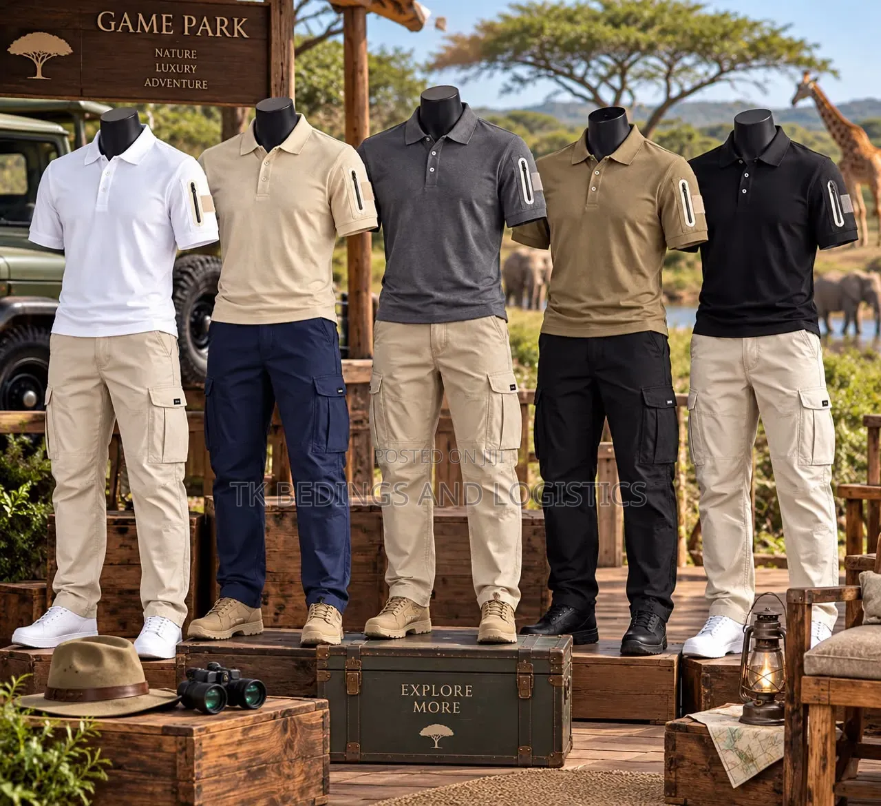 Side Zip Men T-Shirts