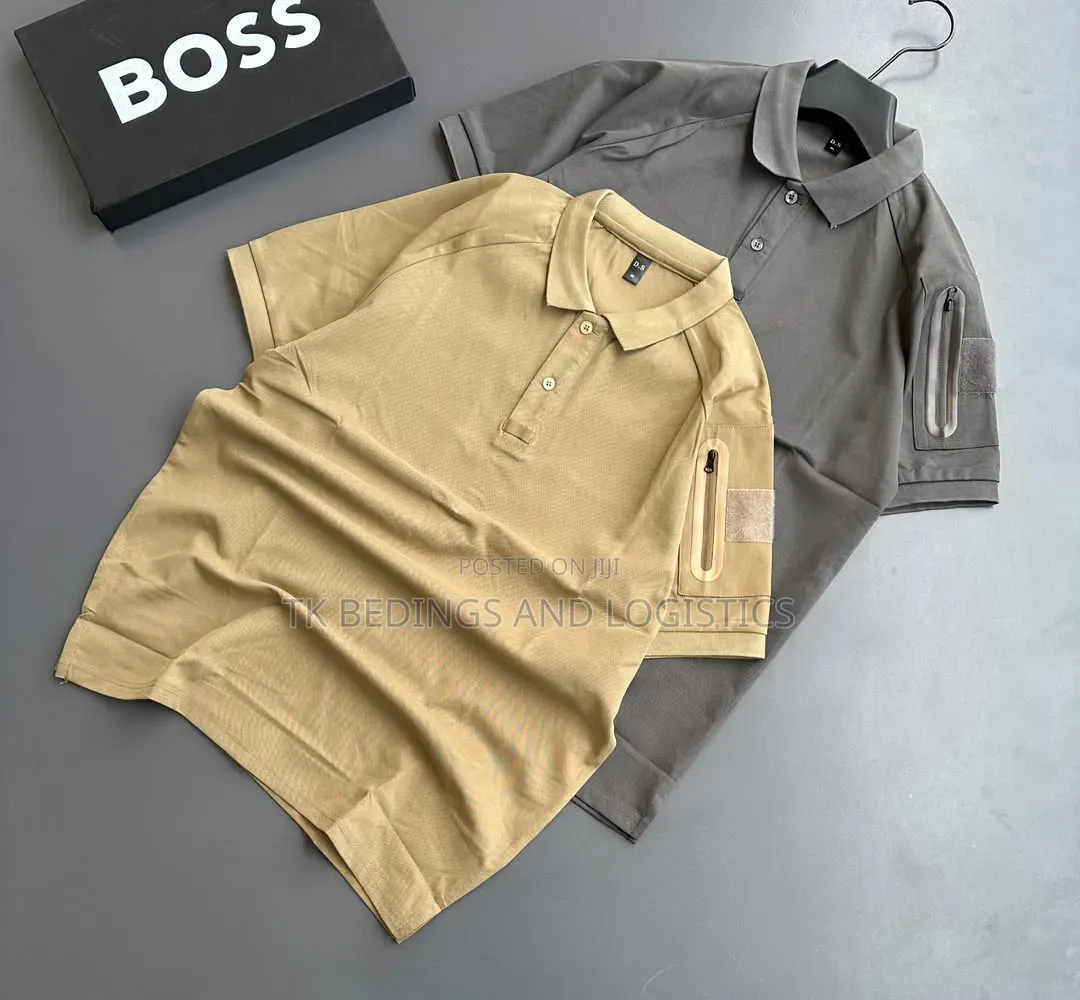 Side Zip Men T-Shirts