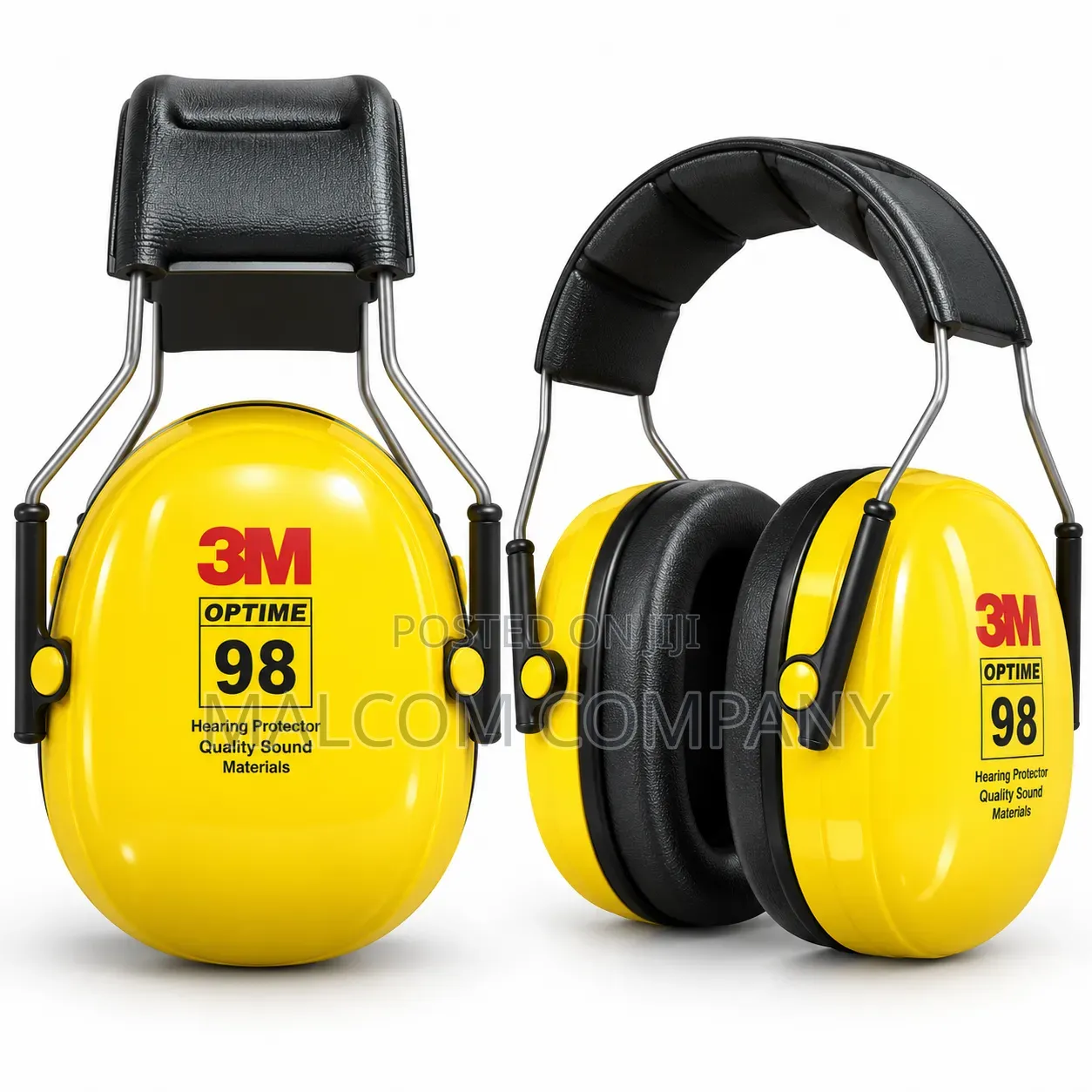 3M Optime 98 Noise Reduction Safety Earmuffs – Hearing Protection