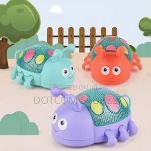 Ladybugs With Friction and Light, 12 PCS/Set