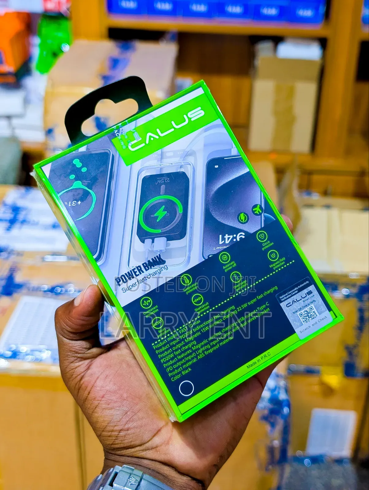 Calus 22.5W 10000mAh Wireless Power Bank Temperature Protection