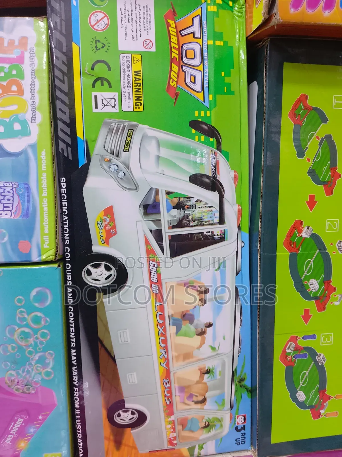 Top Public Bus Battery-Operated Toy With Lights and Music