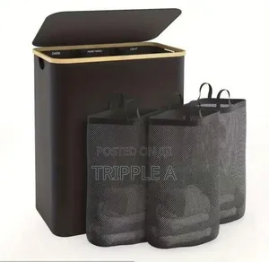 3 Partioned Laundry Hamper ( 160L)