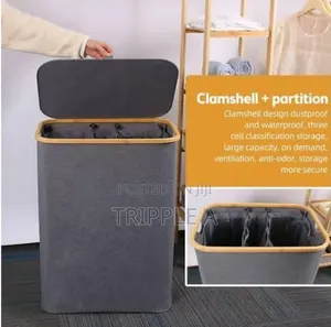 3 Partioned Laundry Hamper ( 160L)