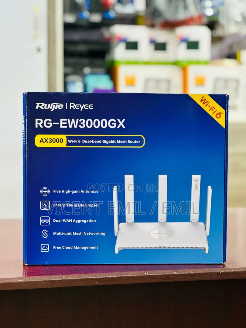 Ruijie Reyee RG-EW3000GX PRO AX3000 Wi-Fi 6 Dual-Band Mesh Router 01