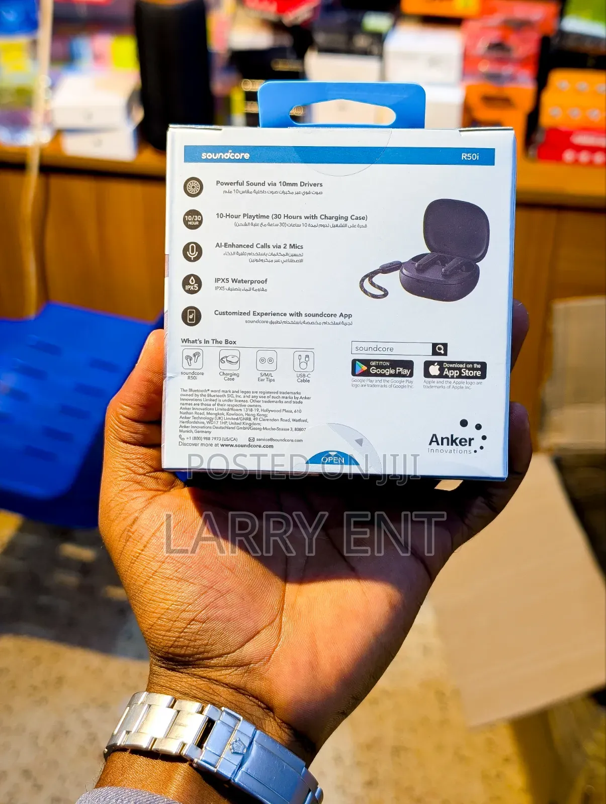 Anker Soundcore R50i Extra Bass Earbuds 30H Playtime