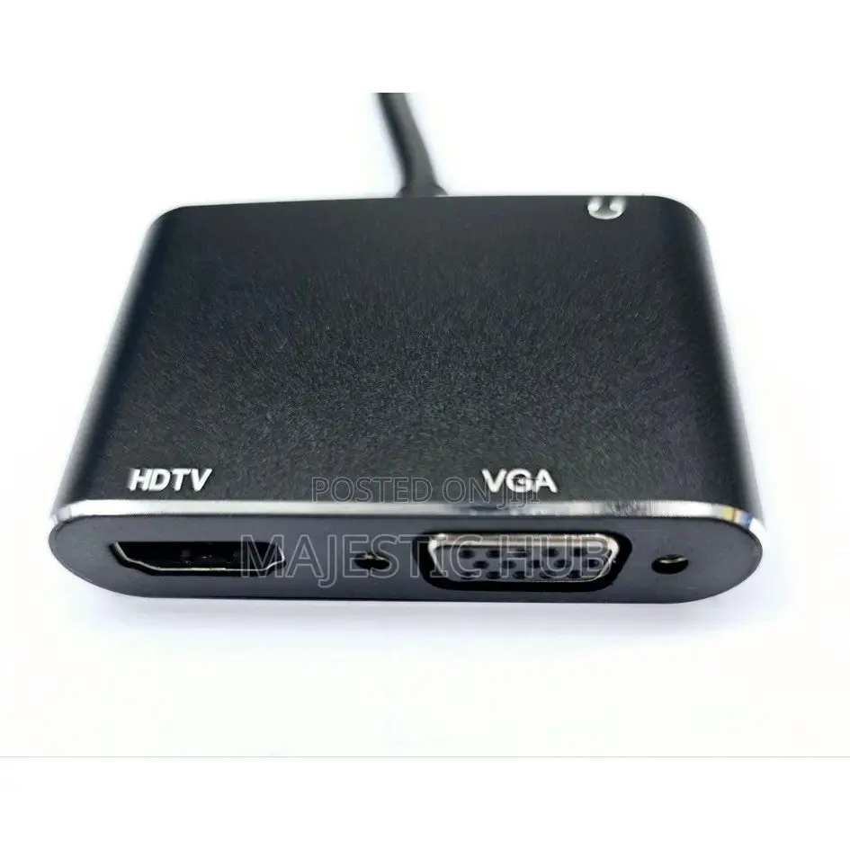 USB to HDMI VGA Adapter, 1080P 60Hz Dual Display With Audio