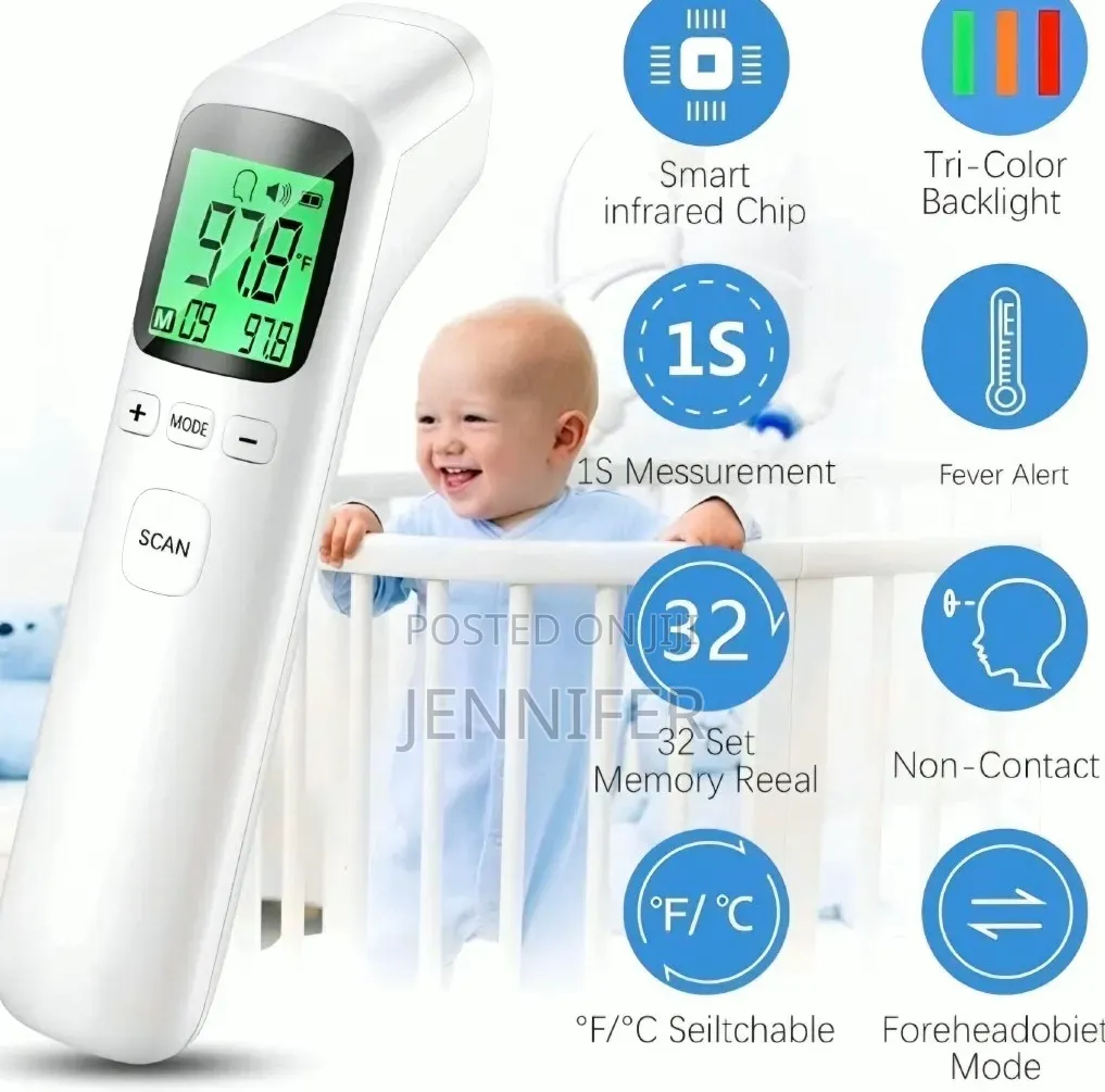 Digital Infrared Thermometer Measuring Time