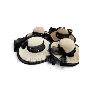 Elegant Ladies’ Straw Sun Hat 
(Beach Hat's).