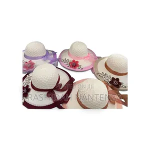 Elegant Ladies’ Straw Sun Hat 
(Beach Hat's).