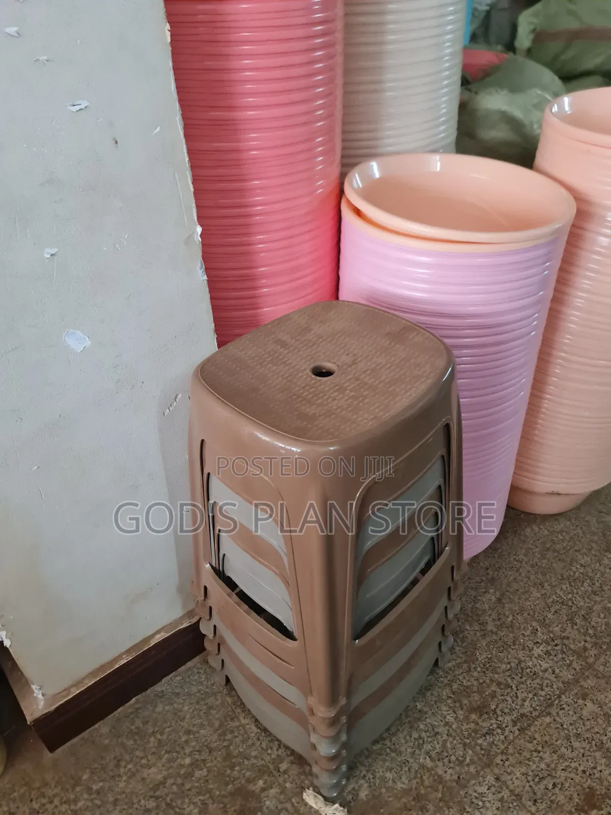 Wholesale New Style Nordic Step Plastic Stools Plastic Stools