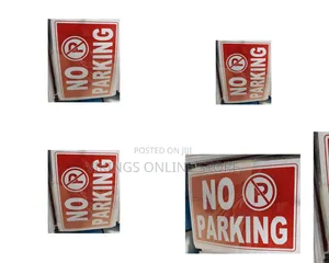 A4 Size 5 Pieces A4 Size , NO PARKING Sign Sticker