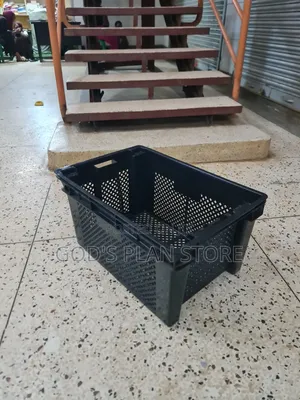 30kg Plastic Crates Plastic Crates Black