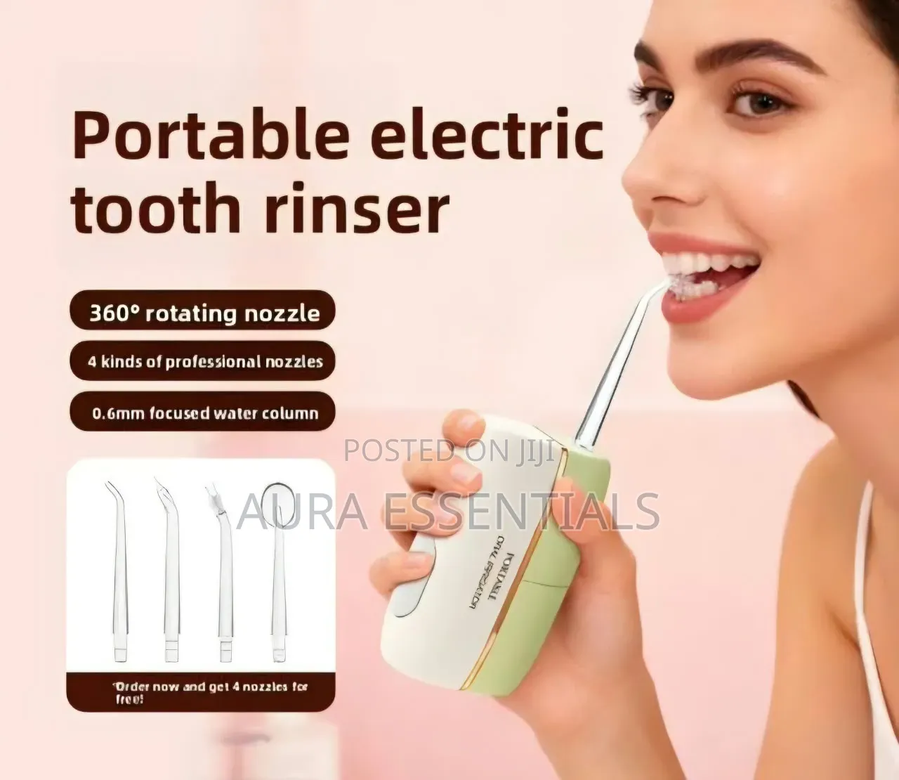 4-in-1 Portable Dental Water Flosser