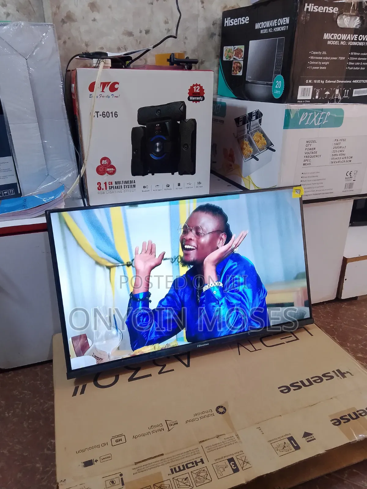 32 Inches Digital HISENSE TV With Inbuilt Decoder