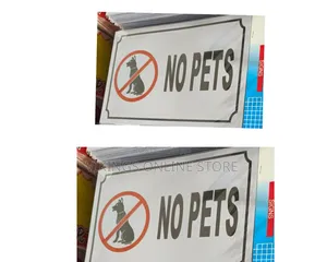 A4 Size ,NO PETS Sign Sticker