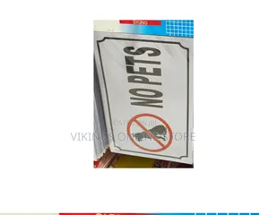 A4 Size ,NO PETS Sign Sticker