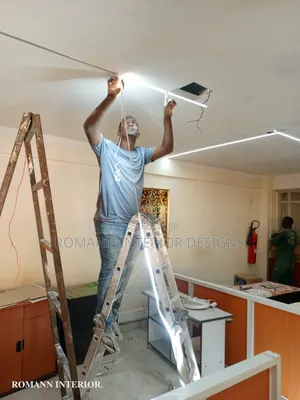 Gypsum Ceiling and Electrical