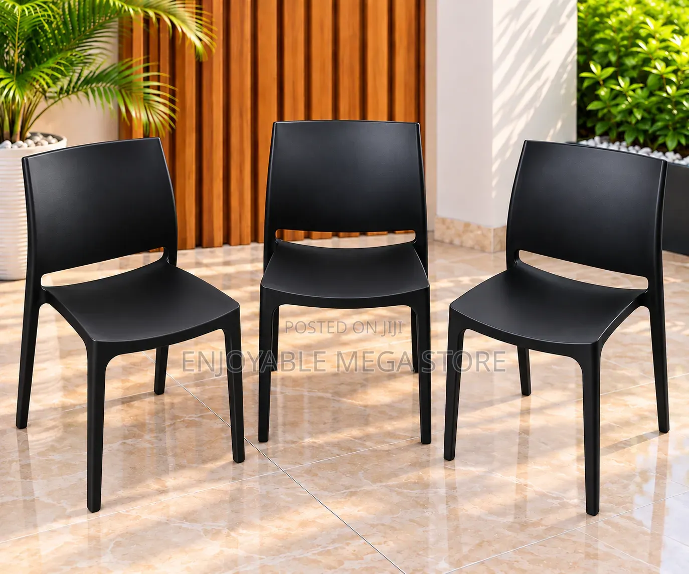 1Pcs Stackable Portable Plastic Chairs Plastic Chairs