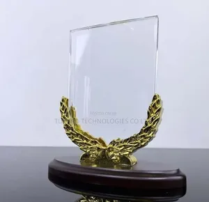 Glass Acrylic Branded Awards, Crystal Wooden UV Engraved Awards
