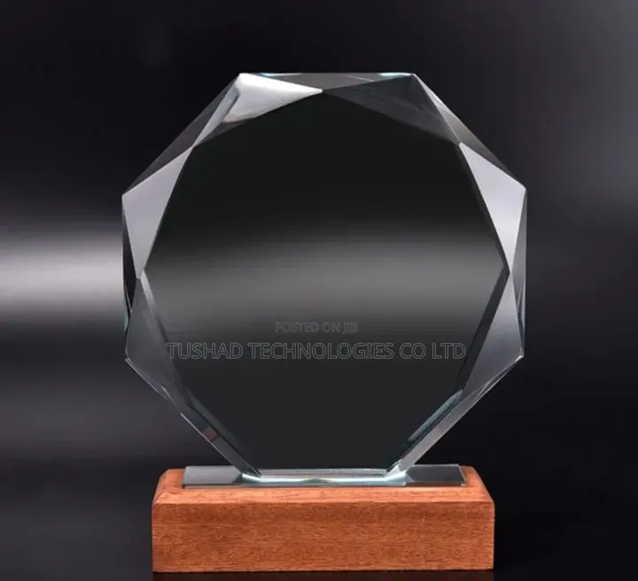 Glass Acrylic Branded Awards, Crystal Wooden UV Engraved Awards