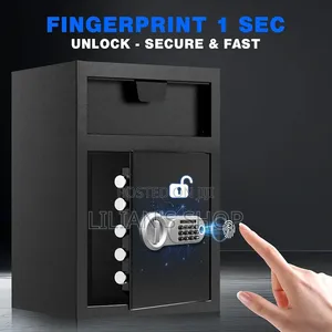 Biometric Steel Drop Deposit Fireproof Safe