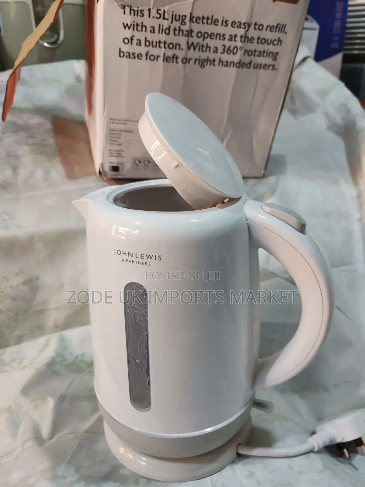 John Lewis 15l Plastic Kettle
