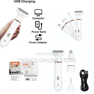 MDHL Mini Electric Shaver MD-HY6005 - 4-in-1 Compact Grooming Kit