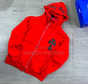 ​Premium Chrome Hearts Style Zip-Up Hoodies