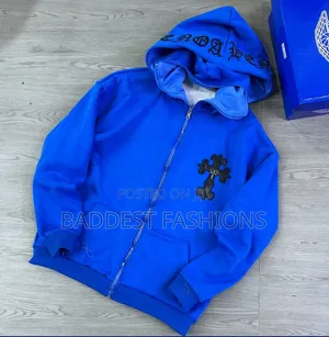 ​Premium Chrome Hearts Style Zip-Up Hoodies