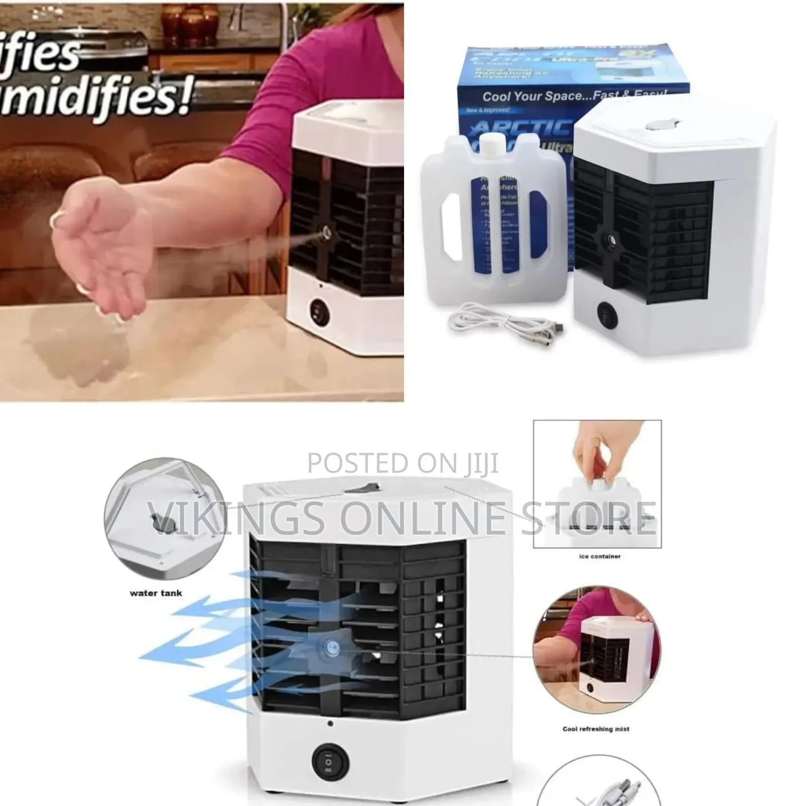 Arctic Air Ultra Pro Evaporative Air Cooler - Versatile 4-in-1 Cooling