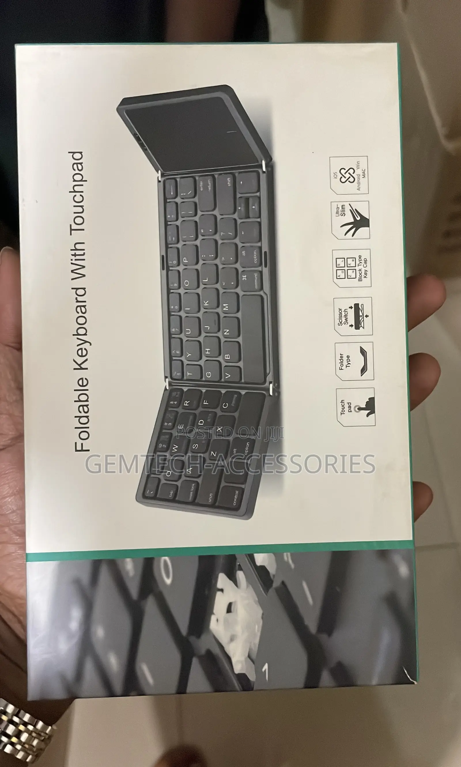 Foldable Bluetooth Wireless Keyboard