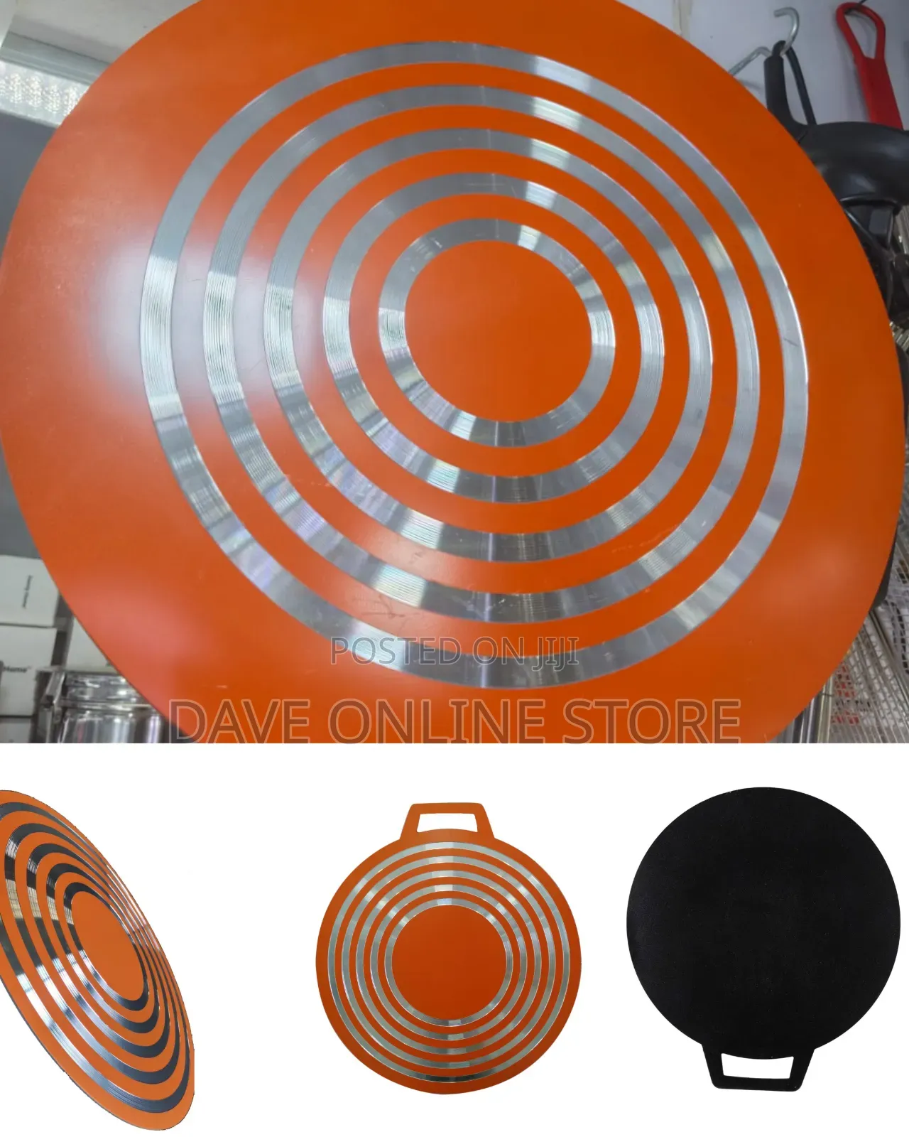 45 Cm Non Stick Tawa - Marble Coating Pan