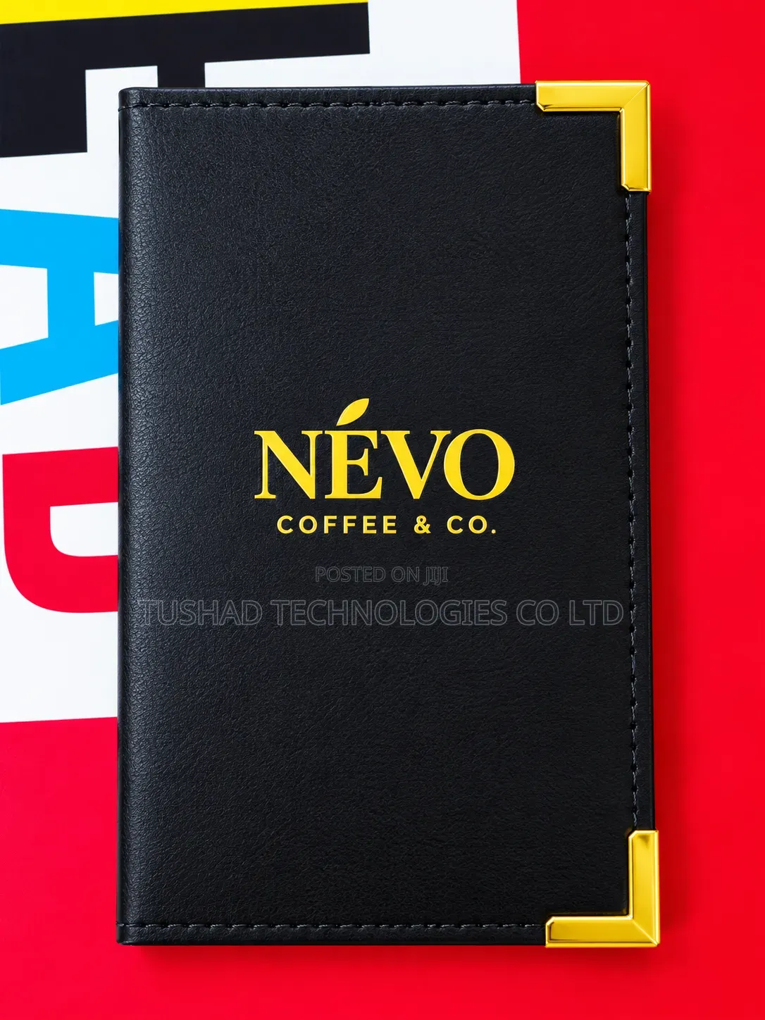 Branded Menu Bill Folder / Holder, Leather Money / Change Presenter