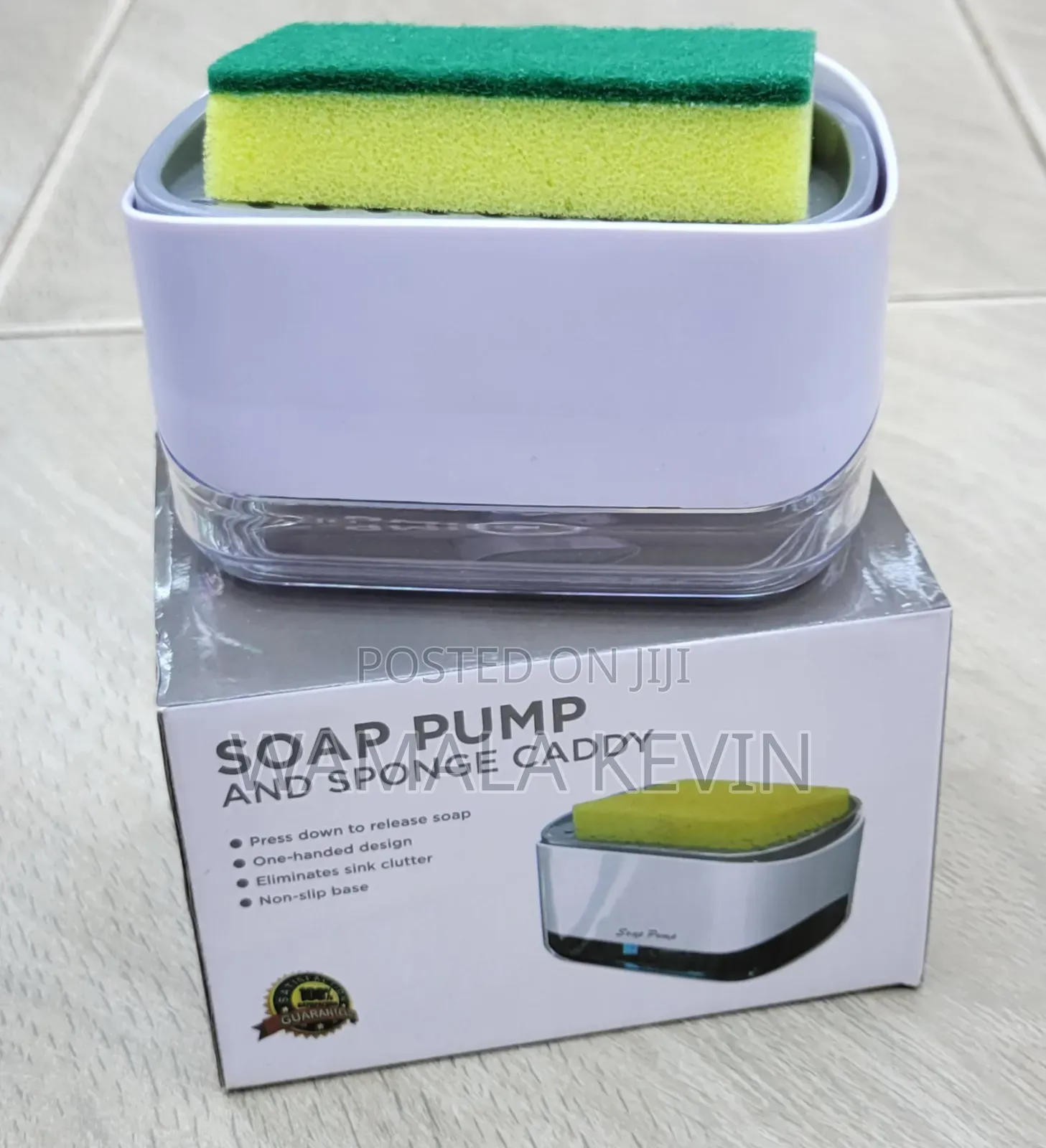 Sponge Caddy and Soap Dispenser