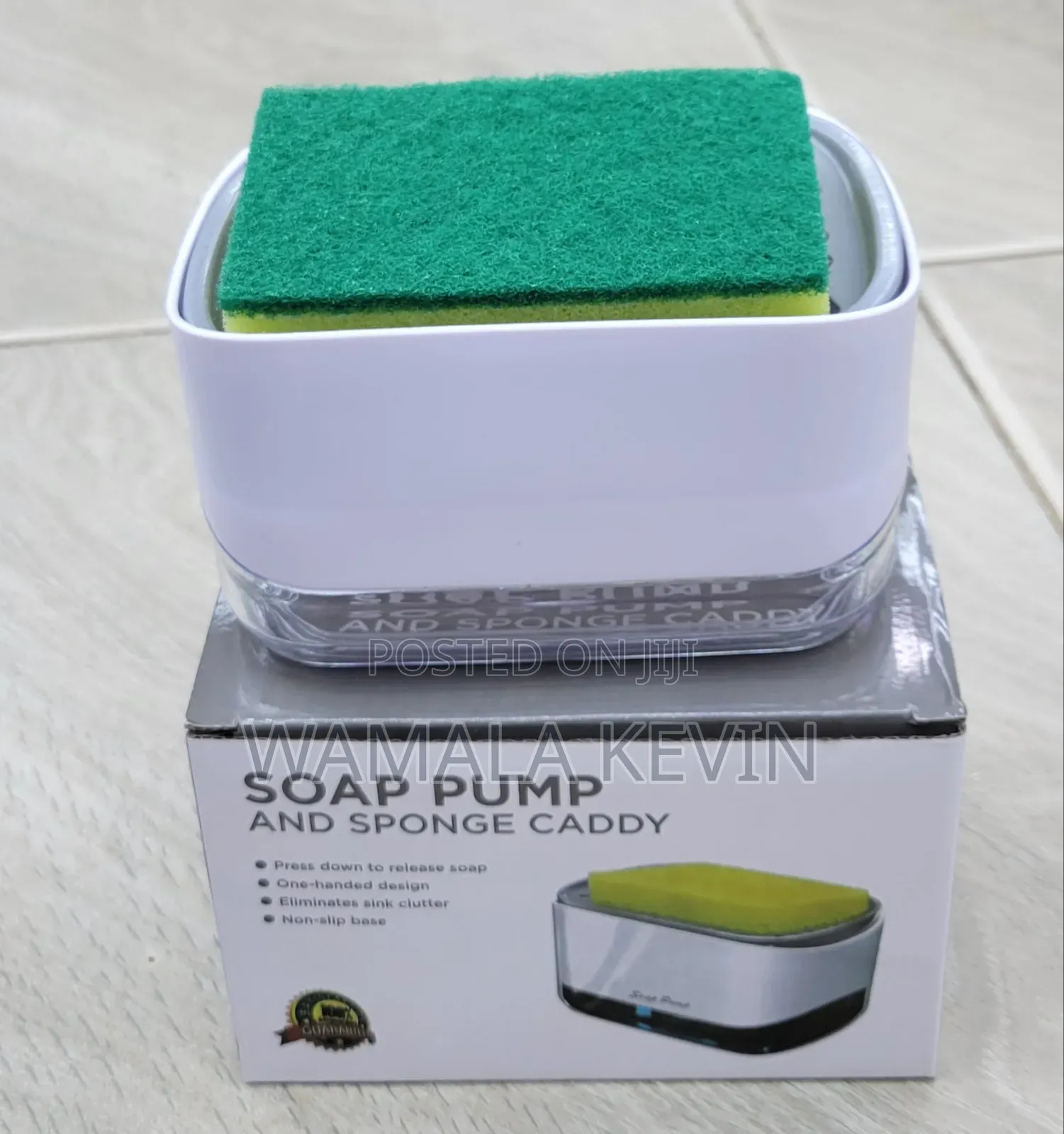 Sponge Caddy and Soap Dispenser