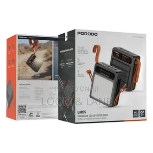Porodo Laros 80000mAh Solar Power Bank