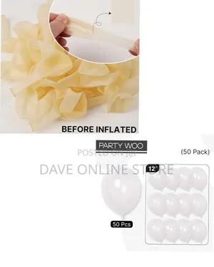 Clear Balloons 50pcs Transparent Latex Helium Balloons