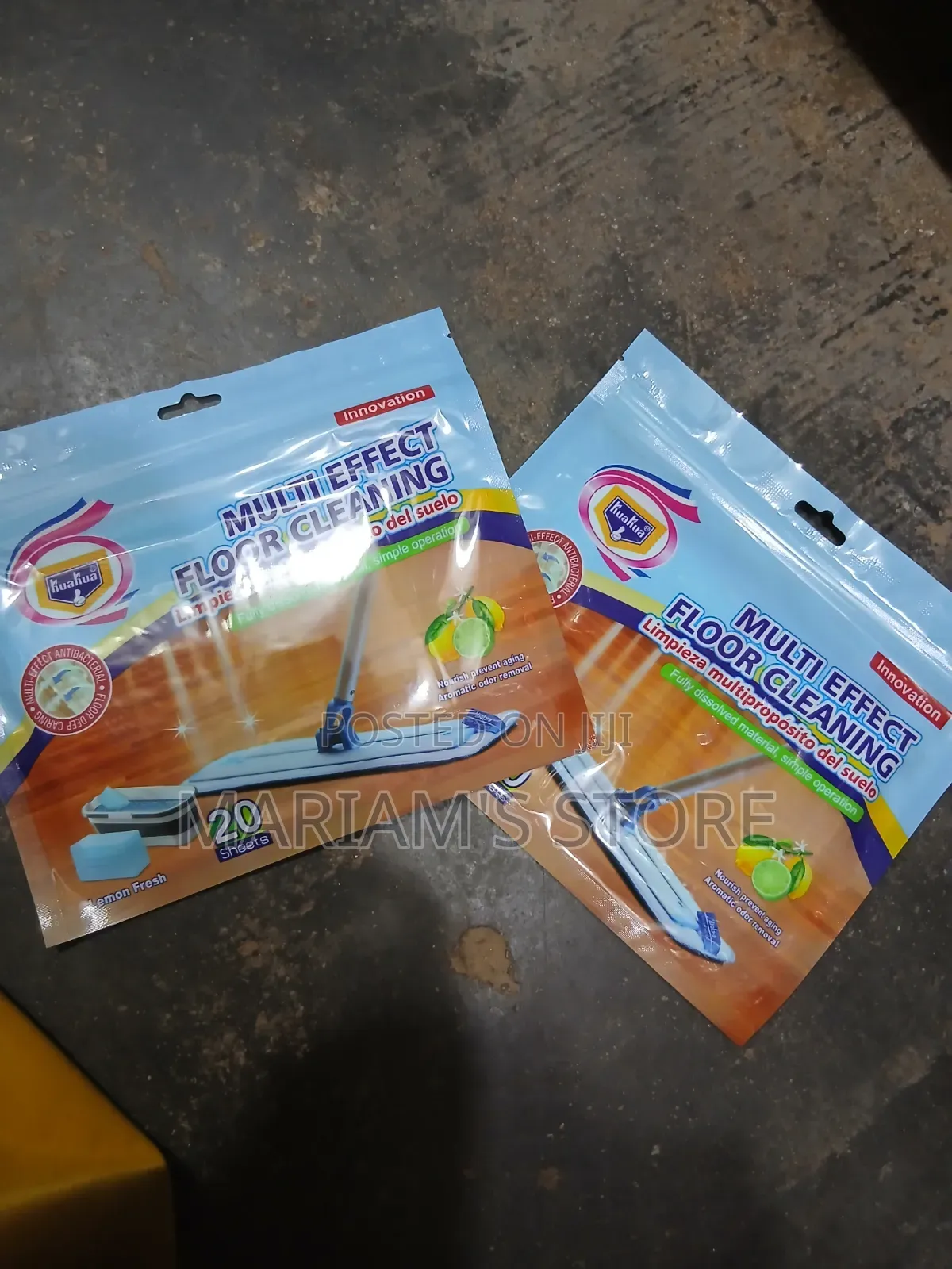 Multi Effect Floor Cleaning Water-Soluble Sheets 20pcs in Sachet