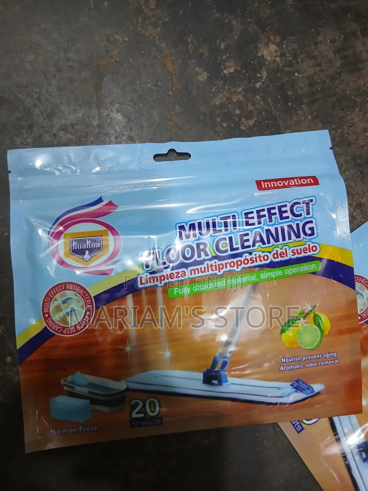 Multi Effect Floor Cleaning Water-Soluble Sheets 20pcs in Sachet