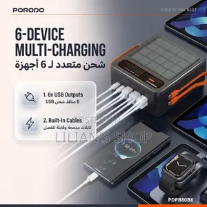 Porodo Laros 80000mAh Solar Power Bank