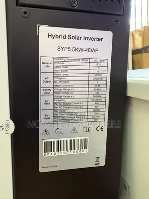 5.5kw Gotosolar Hybrid Inverter 48v | 6kw Pv | 80a Charger