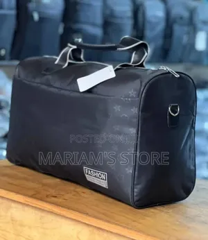 Black "GD Sports Style" Travel Duffel Bag