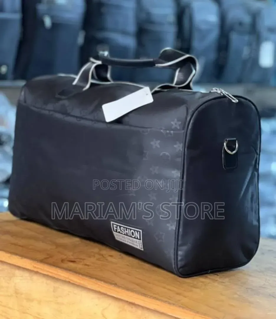 Black "GD Sports Style" Travel Duffel Bag