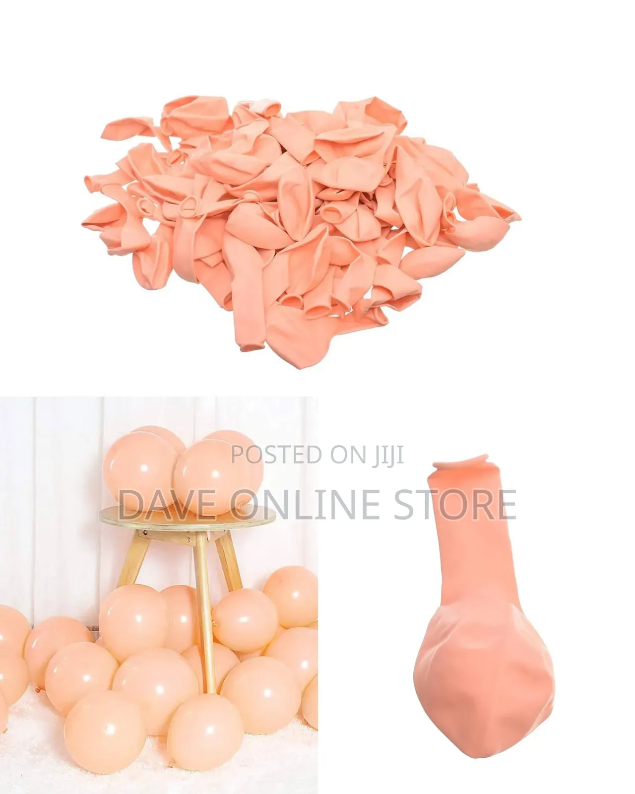 Peach Colour Balloons
