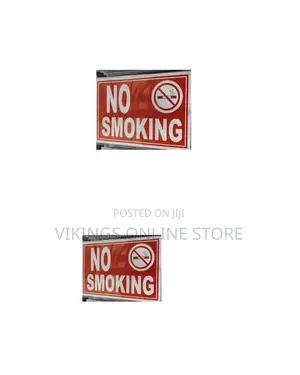 A4 Size ,NO SMOKING Sign Sticker