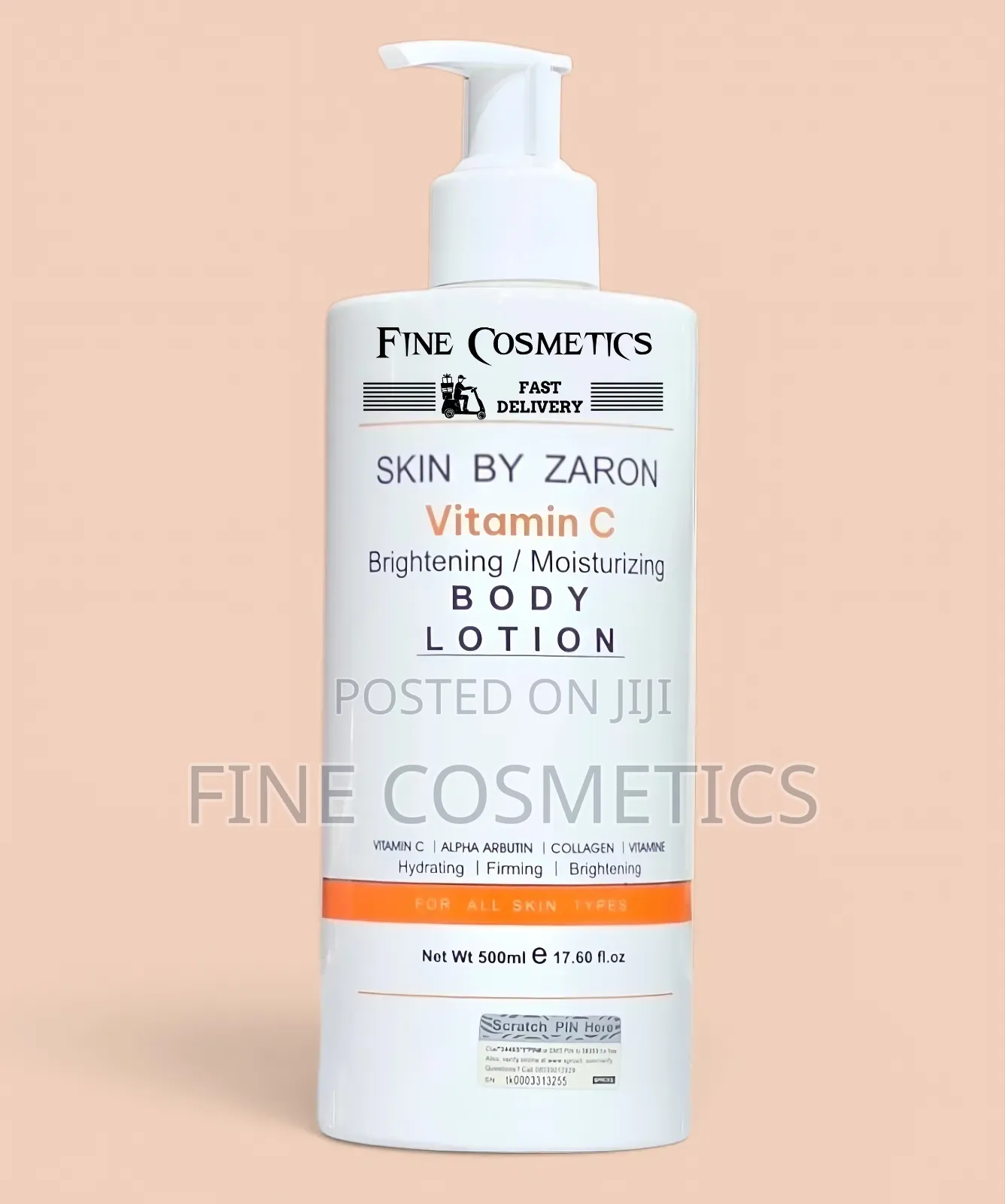 Skin by Zaron Vitamin C Natural Brightening All Skin Types Lotion 500g