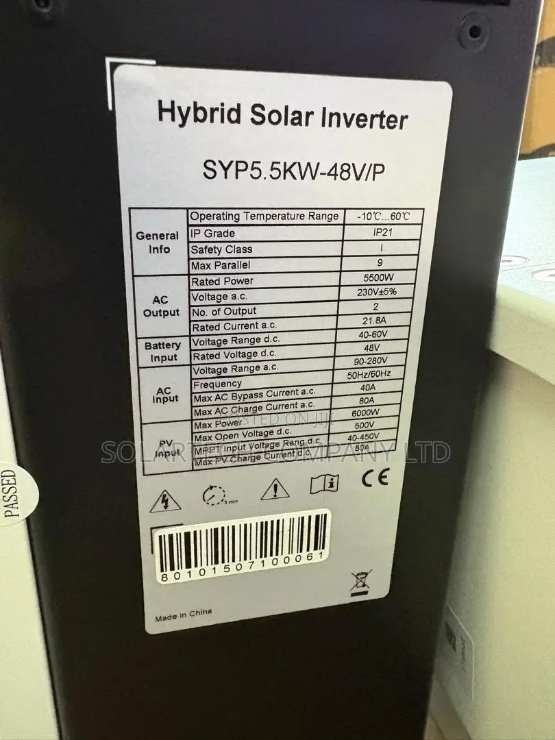 5.5kw Gotosolar Hybrid Inverter 48v | 6kw Pv | 80a Charger