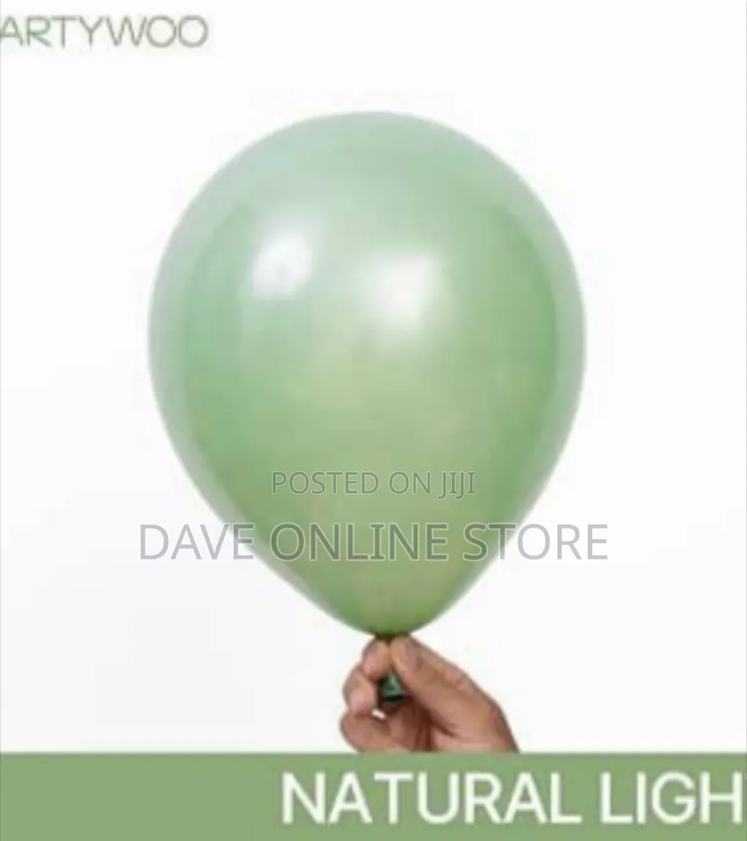 Pearl Light Green Balloons