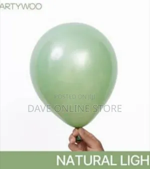 Pearl Light Green Balloons